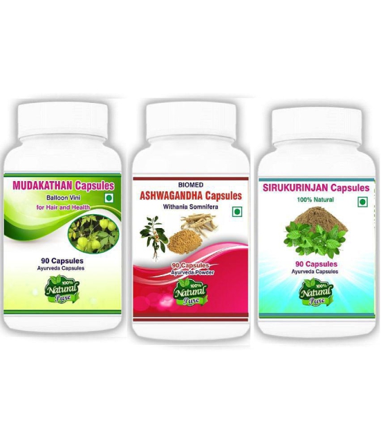 BioMed MUDAKATHAN,ASHWAGANDHA,SIRUKURINJAN Capsule 90 no.s Pack Of 1