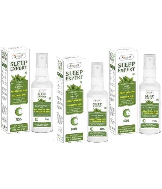 Vringra Sleeping Spray-Sleeping Liquid-Fast Sleeping Spray-Quick Sleep- Sleeping Others 90 ml Pack of 3