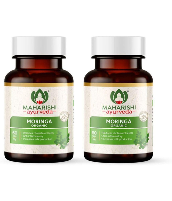 Maharishi Ayurveda Organic Moringa Tablets (60 tab) pack of 2