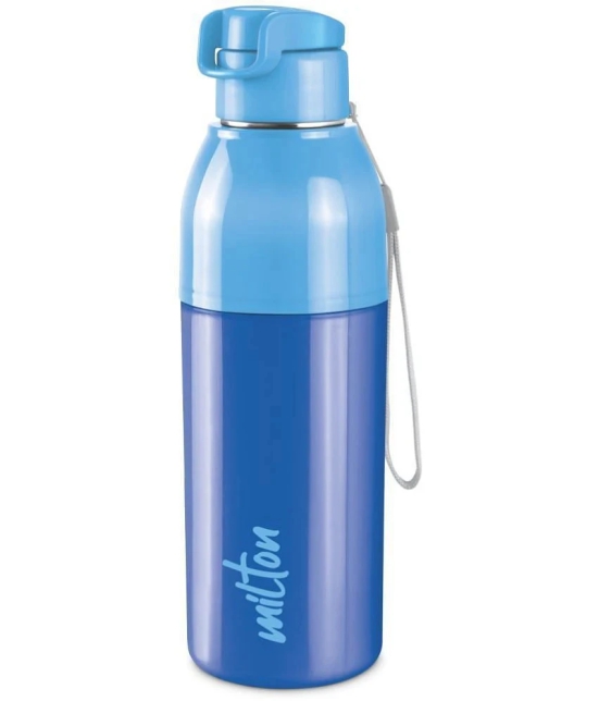 Milton - STEEL CONVEY 600,BLU Blue School Water Bottle 520 mL ( Set of 1 ) - Blue