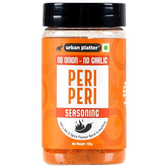 Urban Platter Jain Peri Peri seasoning, 100g (Sprinkle on fries/chips/popcorn, No MSG, Good for Pastas & Pizzas)