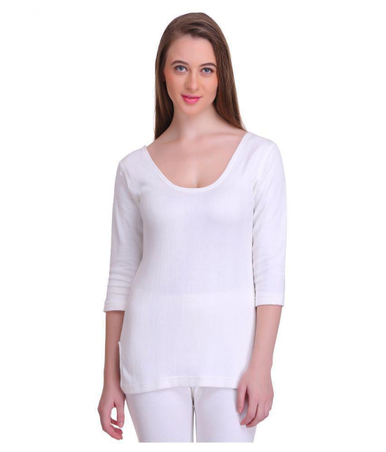 TT Cotton Blend Topwear - White - S