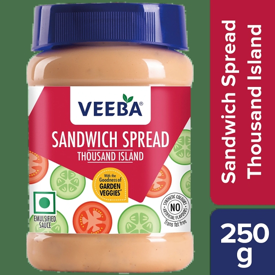 Veeba Sandwich Spread - Thousand Island, 250 G