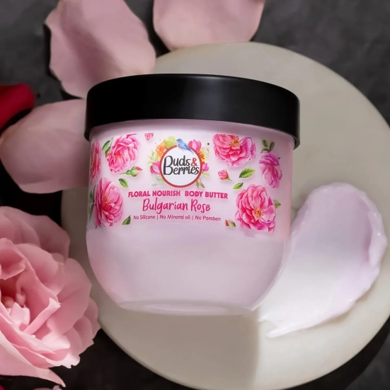 Buds&Berries Floral Nourish Bulgarian Rose Body Butter (200 ml)