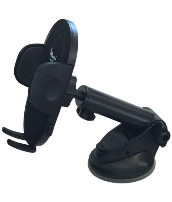 THRIFTKART Dashboard & Windshield Double Clamp Car Mobile Holder - Black - Black