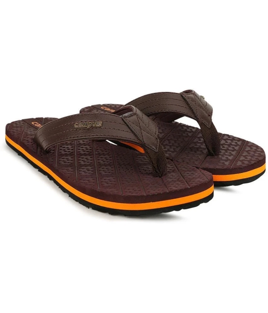 Campus Orange Mens Thong Flip Flop  (Pair of 1) - None