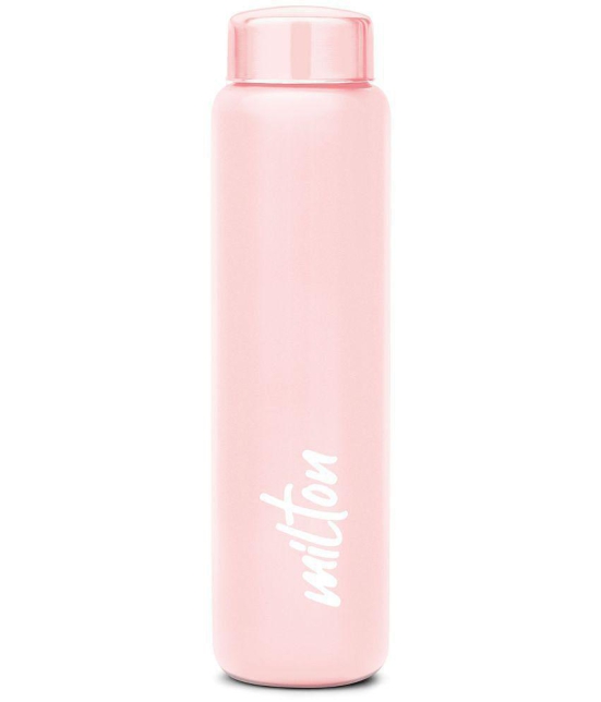 Milton Aqua 1000 Stainless Steel Water Bottle (950 ml) Light Pink - Light Pink