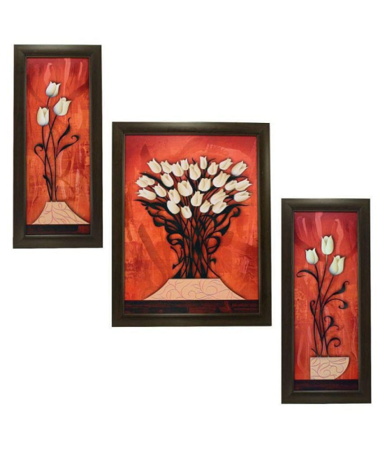 Indianara - Floral Painting With Frame