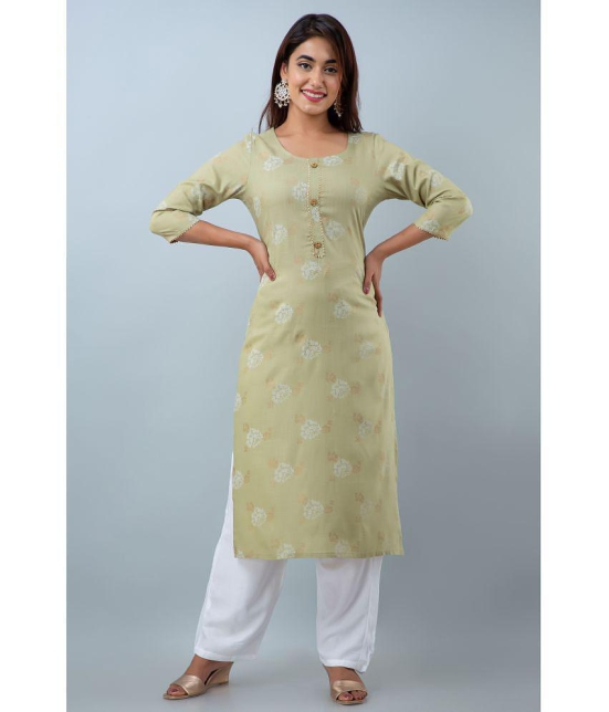 Doriya - Green Straight Rayon Women's Stitched Salwar Suit ( Pack of 1 ) - None