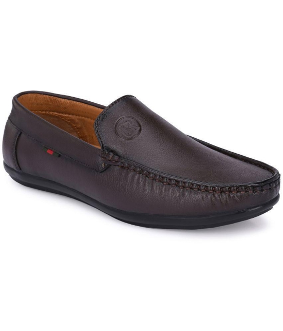 ShoeRise - Brown Men's Slip on - 9