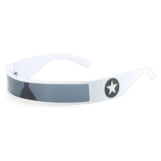 [ ASTROWORLD ] Futuristic Tech Sunglasses-White