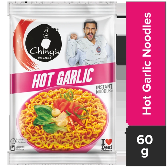 Chings Secret Hot Garlic Noodles, 75 Gms