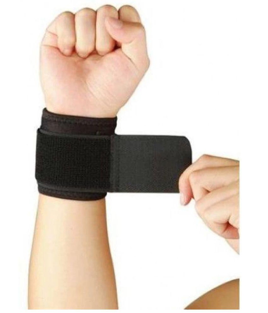 Gym Wrist Band for Men - Black