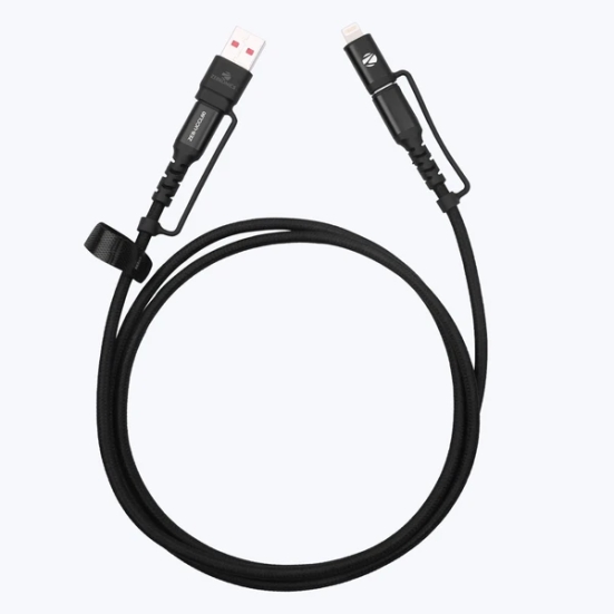 ZEBRONICS HIGH QUALITY 4 IN 1 CABLE (UCCL60)