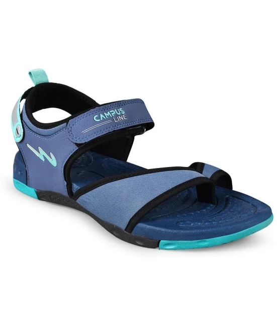 Campus - DarkBlue Mens Floater Sandals - None