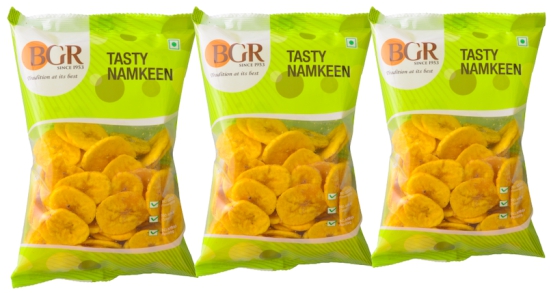 BGR Foods Salted Banana Chips (450g Pack Of 3)