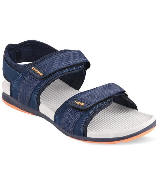 Campus - NavyBlue Mens Floater Sandals - None