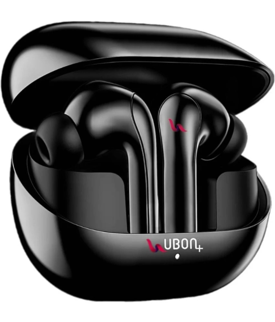 UBON BT-315 AIR TIGER Bluetooth True Wireless (TWS) On Ear 24 Hours Playback Active Noise cancellation IPX4(Splash & Sweat Proof) Black