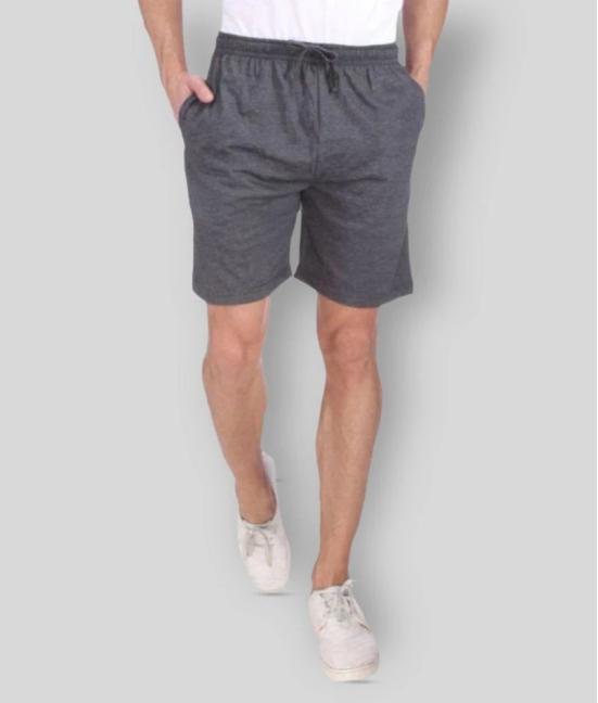 Neo Garments - Grey 100% Cotton Mens Shorts ( Pack of 1 ) - None