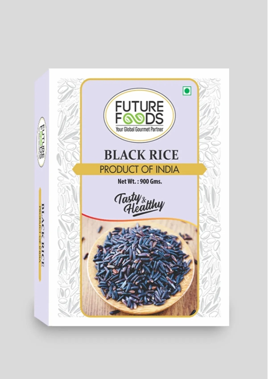 Future Foods Black Rice | Protein Rich | Rich in Antioxidants | All Natural | Aromatic & Unpolished | Natural Detoxifier & Fiber Source | Prevents the Risk of Diabetes & Obesity | 900g