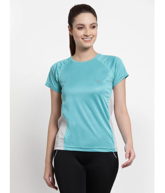 Uzarus Green Polyester Tees - Single - None