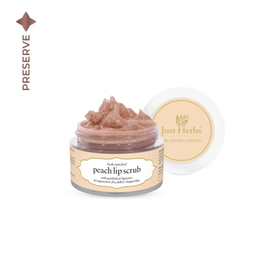 Herb Enriched Lip Scrub 15 g peach_scrub