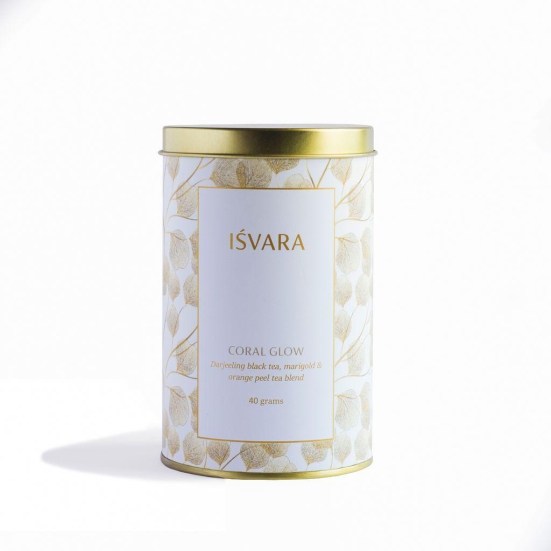 ISVARA Coral Glow ~ Citrusy Black Tea