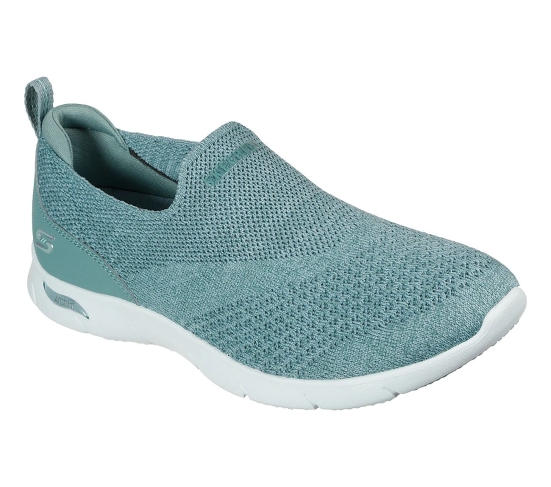 Skechers Blue Women Arch Fit Refine - Don'T Go Slip On Sneakers