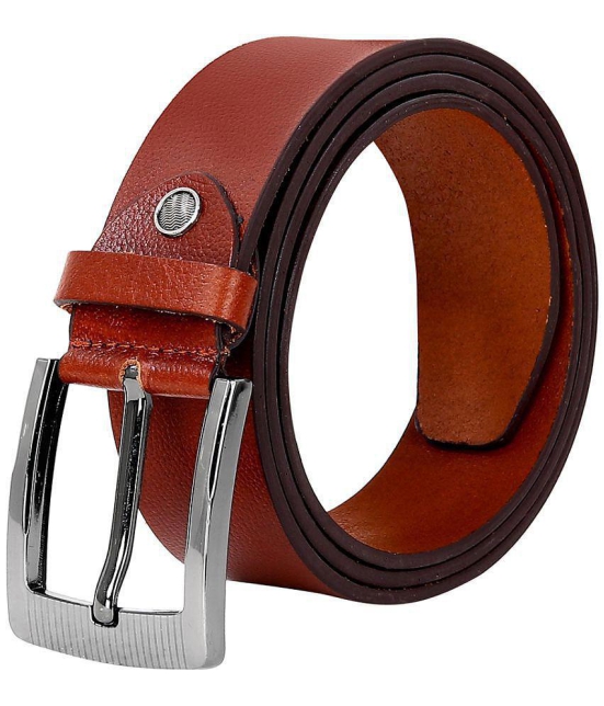 Leather World - Leather Men's Casual Belt ( Pack of 1 ) - None