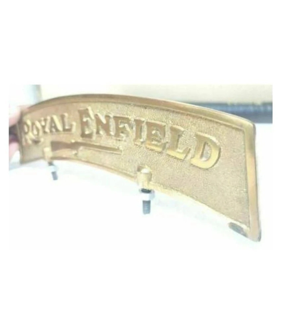 Mudguard Number Plate Pure Brass For Royal Enfield Classic 350cc 500cc , Standard , Electra