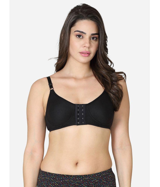 VStar - Black Cotton Blend Non Padded Womens Everyday Bra ( Pack of 1 ) - None