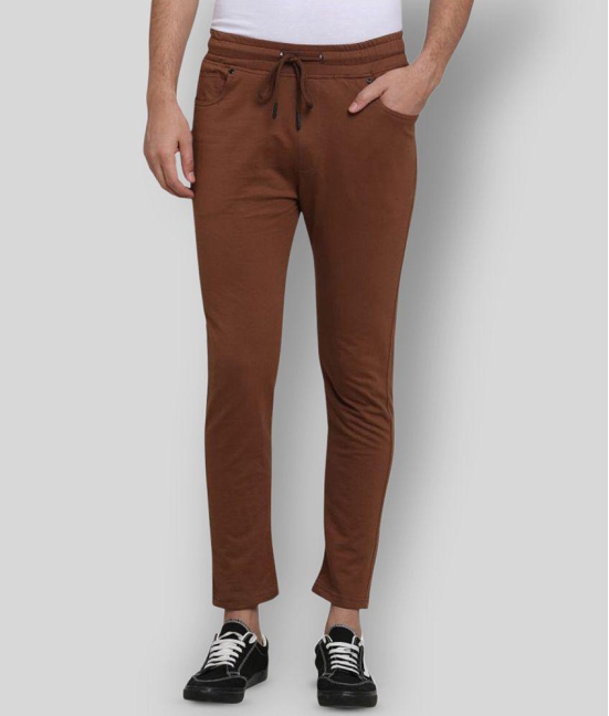 Berrylicious - Brown Cotton Blend Men's Trackpants ( Pack of 1 ) - L