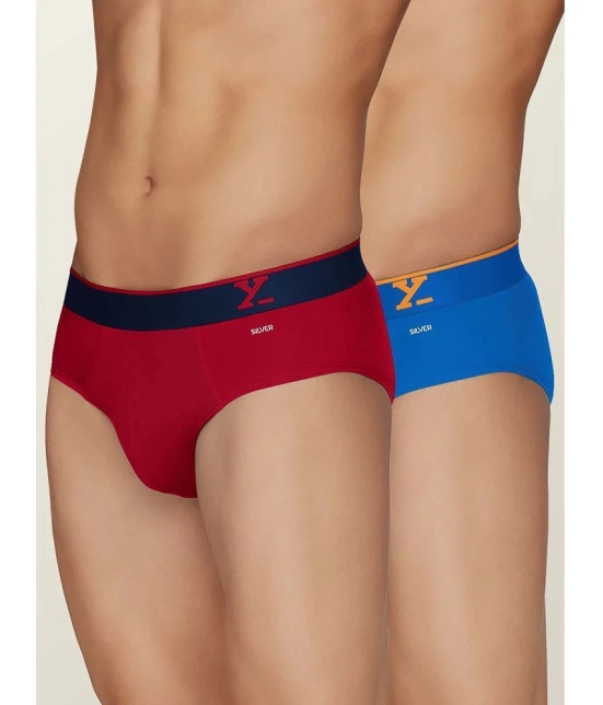 XYXX - Multicolor Cotton Mens Briefs ( Pack of 2 ) - None