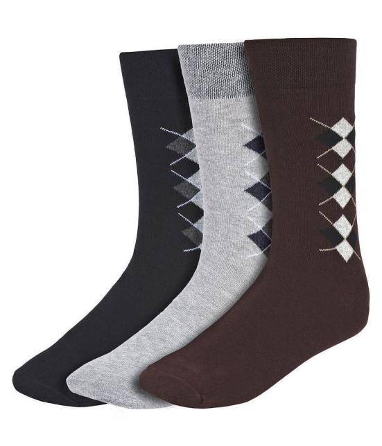 Creature Brown Formal Mid Length Socks - Brown