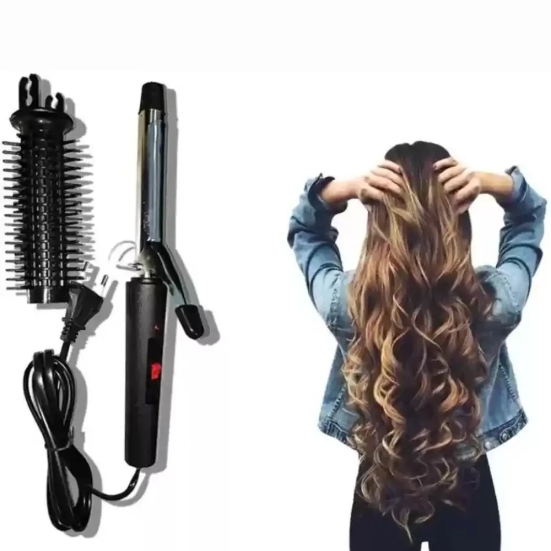 HAIR CURLING DEVICE BLACK Hair Curler Iron NHC-471B