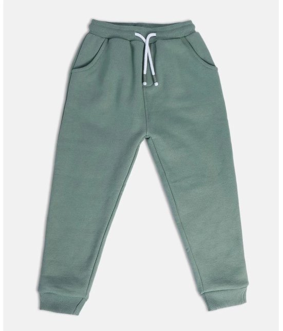 MINI KLUB - Green Cotton Boys Trackpant ( Pack of 1 ) - None