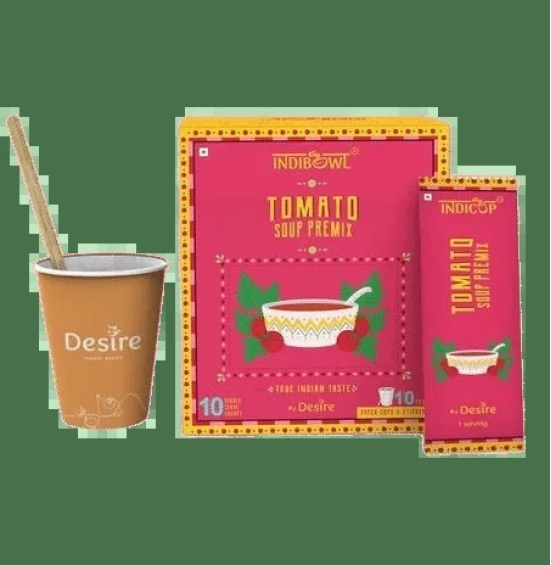 Indicup Tomato Soup, 10 Sachets