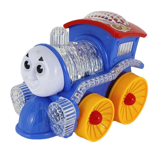 Humaira Loco Thomas Engine Train Bump and Go with 3D Light and Music for Kids Boys