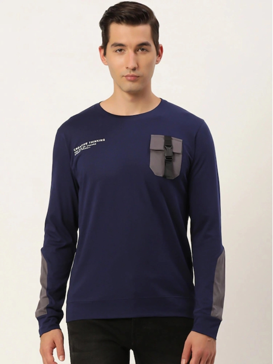 Utility Pocket Navy T-shirt-L / Navy