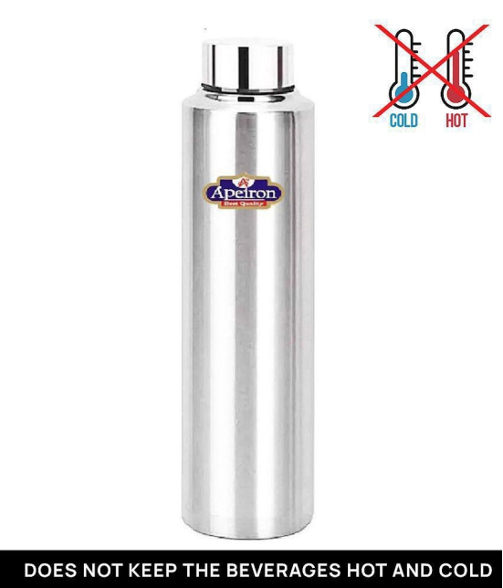 APEIRON NA Silver 1000 mL Stainless Steel Fridge Bottle set of 1 - Silver