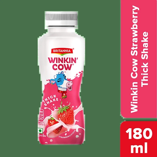 Britannia Winkin Cow Strawberry, 180 Ml