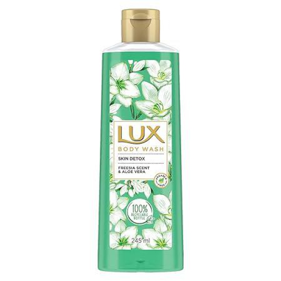 Lux Skin Detox Freesia Scent And Aloe Vera Body Wash 245 Ml