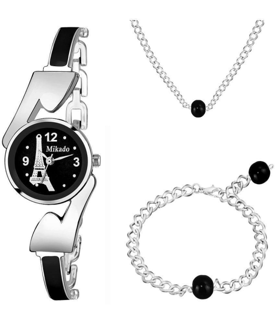 Mikado Stainless Steel Round Womens Watch