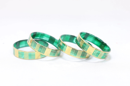 Glass Bangle Line (Set of 4)