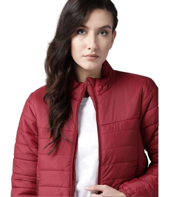 PPTHEFASHIONHUB - Polyester Maroon Jackets - None