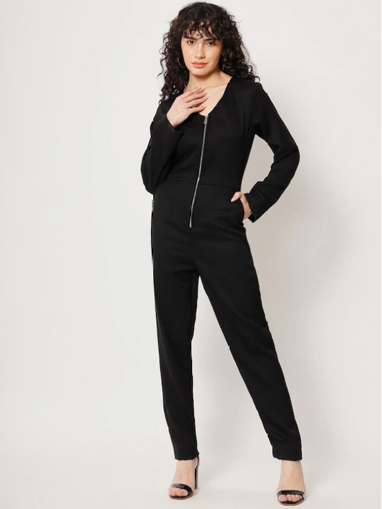 Zipper Basic Jumpsuit