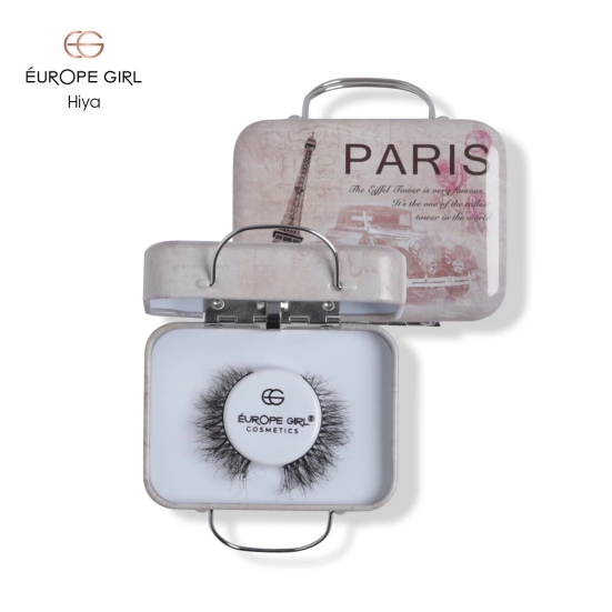 Clear Band Fluffy 3D Mink False Eyelashes-Hiya