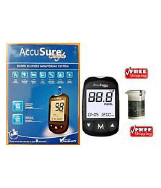 Accusure GLUCOSE MONITOR SIMPLE WITH 25 STRIPS ( STRIPS Expiry -Feb 2024)