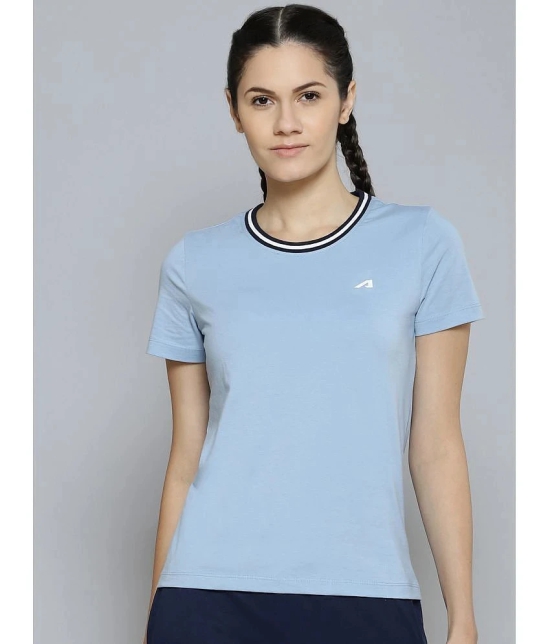 Alcis Blue Cotton Tees - Single - None