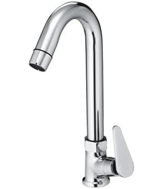 Cossimo Brass Vignet Swan Neck Pillar Tap for WashBasin Brass Wash Basin Tap (Pillar Cock)